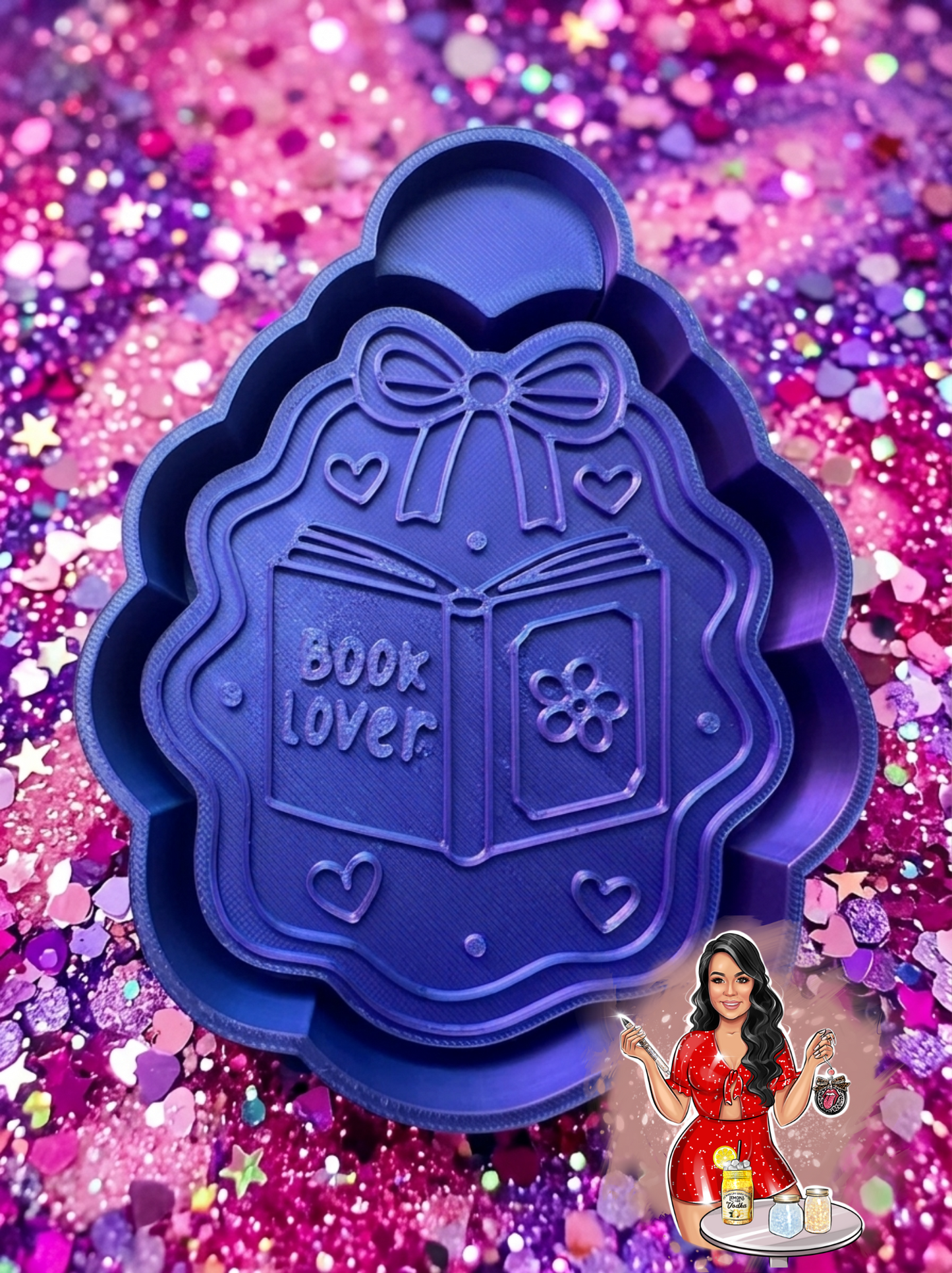 Books Lover Freshie Mold