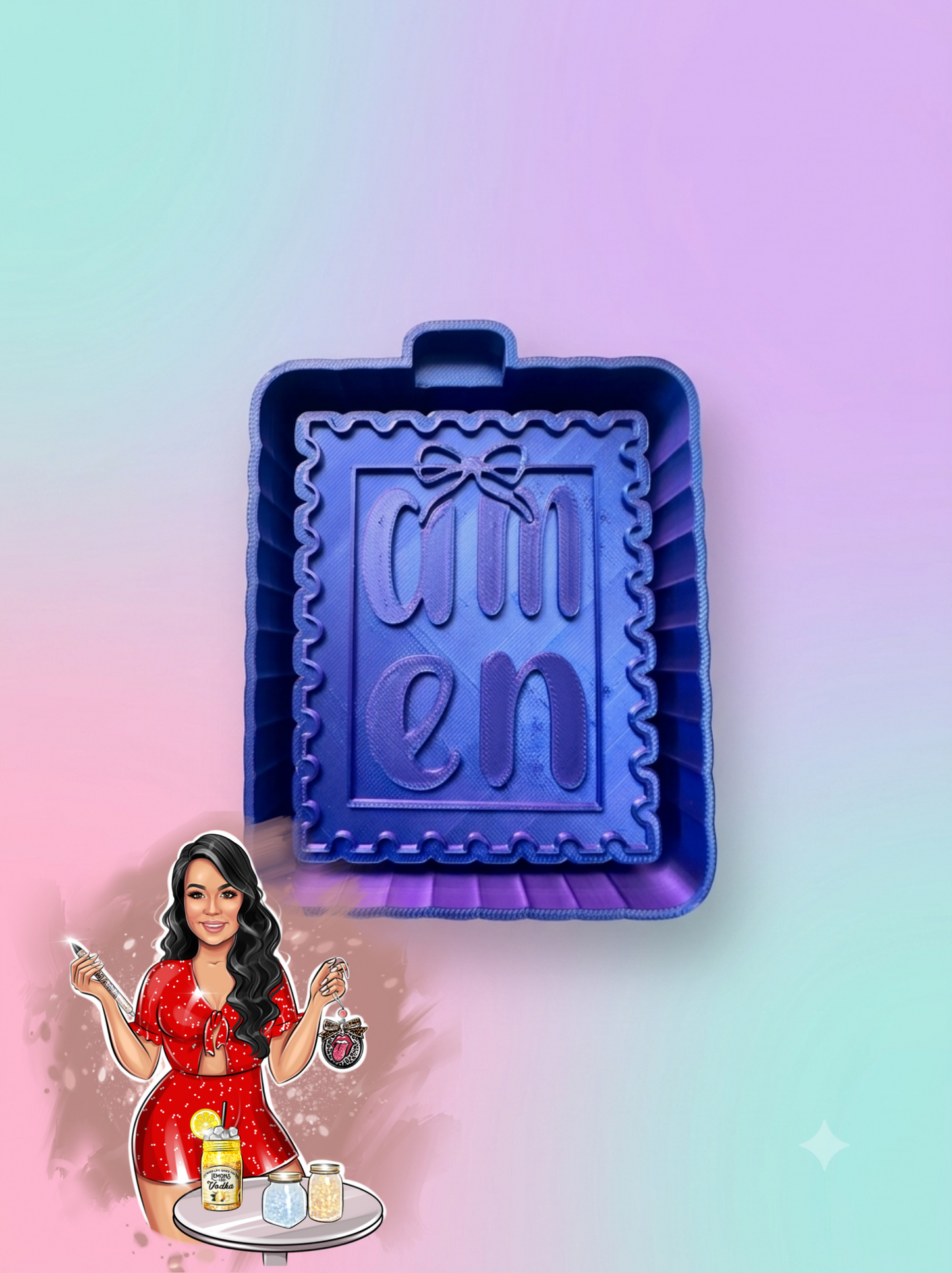 Amen Stamp Freshie Mold