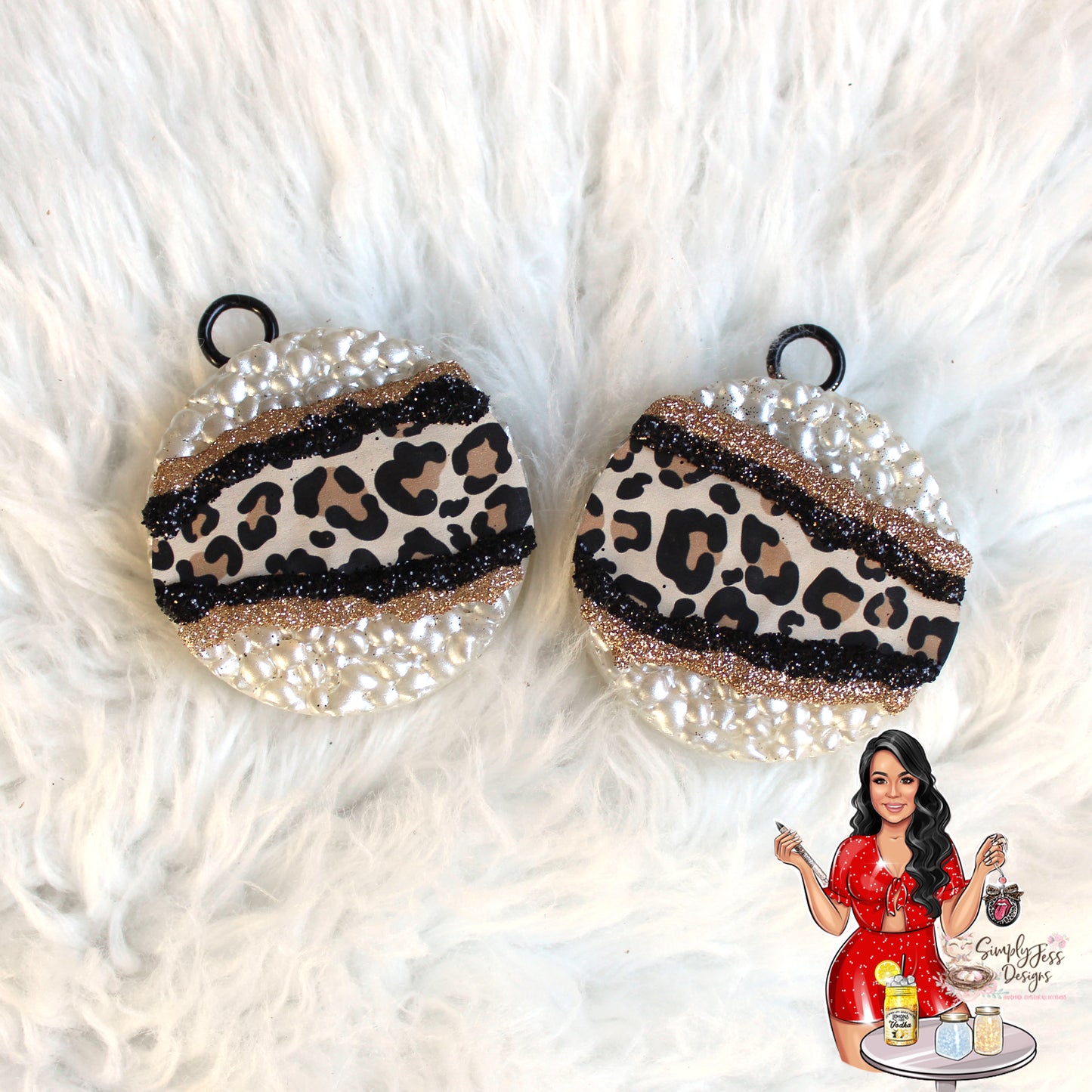 Circle geode vent clips