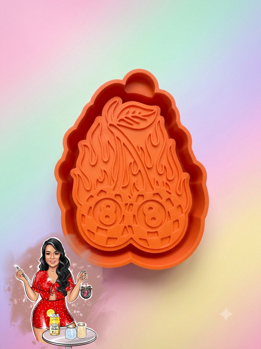 8Ball Cherries Freshie Mold