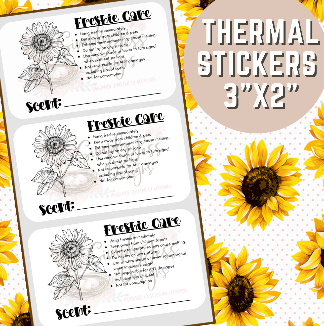 Freshie Care Sunflower