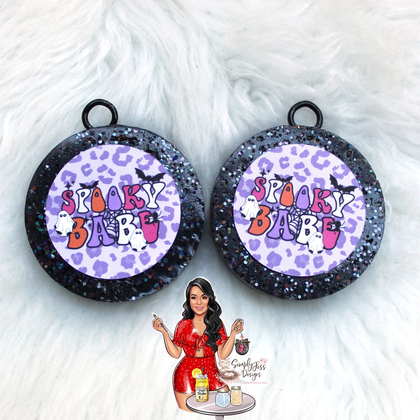 Spooky Babe Vent Clips