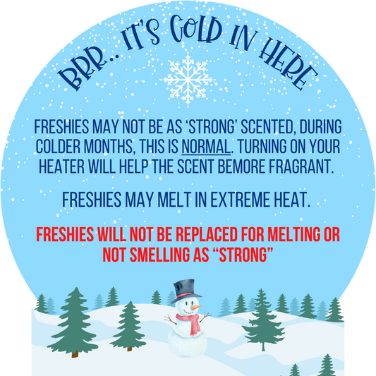 Winter warning labels